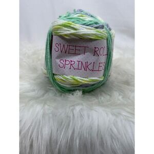 Premier Yarns Sweet Roll Sprinkles Multi Green Grey White Acrylic Yarn 5oz 245yd